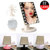 5X 22 LED MAGNIFYING TOUCH SCREEN LIGHT MAKE-UP COSMETIC TABLETOP VANITY MIRROR