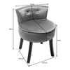 Occasional Upholstered Classic Bedroom Lounge Oyster Fabric Sofa Chair Armchair