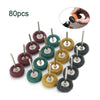80x For Dremel Scotch Brite Buffing Polishing Wheel 1"25mm Mixed Set Accessories