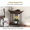Heavy Duty Entry Hallway Console Table Porch Table with 2 Layer Storage Shelf