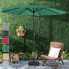 3m Metal Frame Parasol Tilt Crank Outdoor Garden Patio Umbrella Sun Shade Canopy