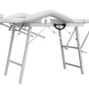 Portable Massage Table Folding Beauty Salon Tatto Therapy Couch Bed White
