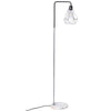 Modern Floor Lamp Geometric Lampshade Solid Marble Base Home