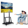 Ultra Heavy Duty Mobile 32-100 inch TV Stand Rolling TV Cart Mount with Wheels