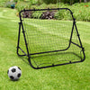 Black Rebounder Net Practise Soccer Kickback Target Goal Teens Adults Training