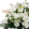 Artificial Rose Hydrangea Flowers Bouquet Leaves Balls Wedding Home Garden Decor