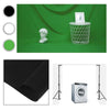 Photo Studio Background Black White Green Screen Backdrop Light Stand Kit