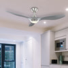 52 INCH Ceiling Fan with 3 Color Light 3 Blades LED Lighting Remote Control Fans