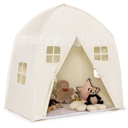 Large Kids Play House Children Indoor Outdoor Castle Fairy Tent Portable Castle