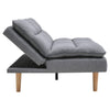 Linen Futon Sofa Bed Convertible Couch Soft Settee Double Sleeper Chair Loveseat
