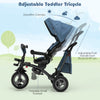 7-In-1 Toddler Tricycle Folding Push Stroller Kid's Trike for 18 Months-5 Years