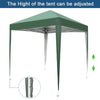 2x2M Pop up Gazebo Waterproof Marquee Canopy Garden Wedding Party Tent Green