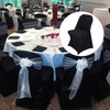 10PCS Folding Stretch SPANDEX Chair Cover Wedding Banquet Reception Decorations