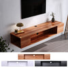 Wooden Wall Mounted Floating TV Unit Cabinet Stand With Storage TV Entertainment