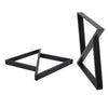 2x Industrial Steel Metal Table Legs Triangle Frame for Dining/Bench/Office/Desk