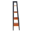 Vintage Metal Ladder Shelving 4 Tier Tall Bookshelf Plant Stand Storage Shelf