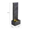 Garden Waterfall Water Feature Fountain Electric LED LightUP Outdoor Statue Pump
