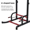 Steel Pull Up Bar Bars Trainer Station Home Strength Workout Exercise Fitness