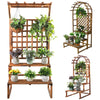 Heavy Duty Tall Climbing Plant Stand Garden Trellis Support Rose Vine Vegetable