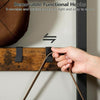HOOBRO Coat Rack Stand Hall Tree Free Standing Coat Stand Entryway Storage Shelf