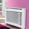 Extra Tall White Radiator Cover Grill Shelf Standing Room Bedroom Lounge Porch
