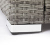 Rattan Garden Corner Sofa Set Lounge w/Cushions Outdoor Patio Furniture Grey