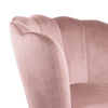 Genesis Flora Accent Tub Chair Scallop Armchair Petal Back With Golden Legs