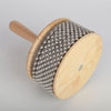 LEVEL Large Wooden Afuche Cabasa Percussion Instrument Hand Shaker 13cm Wide