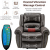 Electric Power Lift Pu Leather Auto Massage Recliner Armchair Sofa Lounge Chair