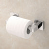 Square Modern Bathroom Toilet Roll Holder in Chrome Wall Mounted Design
