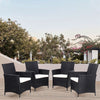 2/4pcs Garden Patio Rattan Chairs Armchair with Cushion Outdoor Bistro Furniture