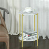 Coffee Table Marble Side Table MDF End Table Bedside Unit Lamp Telephone Stand