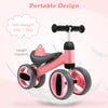 Baby Balance Bike 4 Wheels Toddler First Bike No Pedal Infant Baby Walker Riding