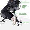 Kneeling Chair w/Mesh Back Support&Wheels Adjustable Posture Computer Desk Chair
