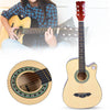 38" Folk Acoustic Guitar Musical Instrument Set with Tuner Capo for Beginner UK