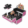 Large Womens Vanity Case Beauty Box Make up Cosmetics Nail Tech Storage Travel