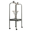 Rolling Metal Bird Play Stand Wooden Perches Ladders Parrot Playground Birds Fun