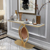 120cm Modern Console Table Sofa Hallway Art Display Desk High Gloss Finish