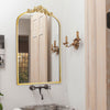 Large Arch Vintage Wall Mounted Mirror Bathroom Bedroom Makeup Dressing Mirror