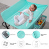Baby Nappy Changing Table with Wheels and Storage Folding Infant Care Station