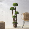 Artificial Tree Palm Foliage Topiary Potted Plant Garden Office Entrance Decor