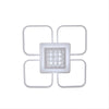 Modern LED Ceiling Light LivingRoom Ceiling Lamp White 4-Square Chandelier Lamp