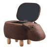 Upholstered Animal Shaped Ottoman Ride-on Footrest Stool Rest Seat TOY Kids New