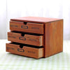 Wooden Small Chest of Drawers Storage Cabinet Desktop Trinkets Box Jewelry Case