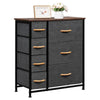 7 Drawer Chest of Drawers Fabric Storage Cabinet Kid Bedroom Organizer Drawers