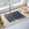 Handmade Kitchen Sink Plumbing Utility Waste Basin Stainless Steel