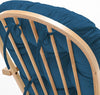 ONPNO Replacement Velvet Cushions 5PCS Set for Glider Rocking Chair and Stool
