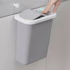 Cabinet Door Hanging Trash Can Waste Bin Plastic Garbage Basket Kitchen Office