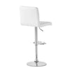 1/2pcs Faux Leather Bar Stools Breakfast Kitchen Chair Bar Stools Chrome Swivel