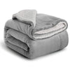 Sherpa Fleece Blanket Soft Warm Faux Fur Large Sofa Throw Bed Double King Sizes
